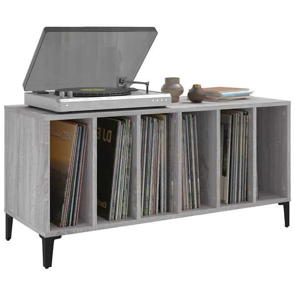 Plattenschrank Grau Sonoma 100x38x48 cm