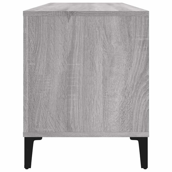 Plattenschrank Grau Sonoma 100x38x48 cm
