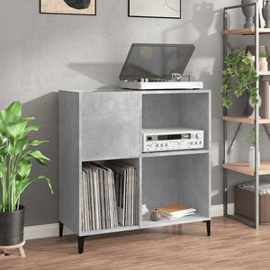 Plattenschrank Betongrau, Holzwerkstoff