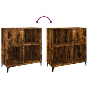 Schallplattenschrank Räuchereiche 84,5 cm