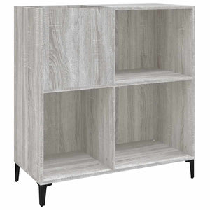 Plattenschrank Grau Sonoma 84,5 cm
