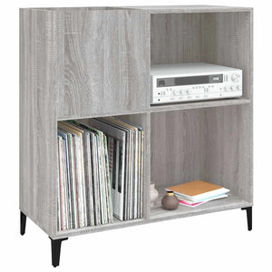 Plattenschrank Grau Sonoma 84,5 cm