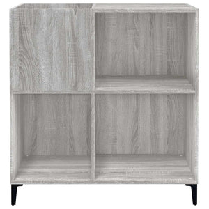 Plattenschrank Grau Sonoma 84,5 cm