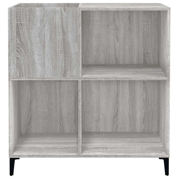 Plattenschrank Grau Sonoma 84,5 cm