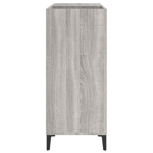 Plattenschrank Grau Sonoma 84,5 cm