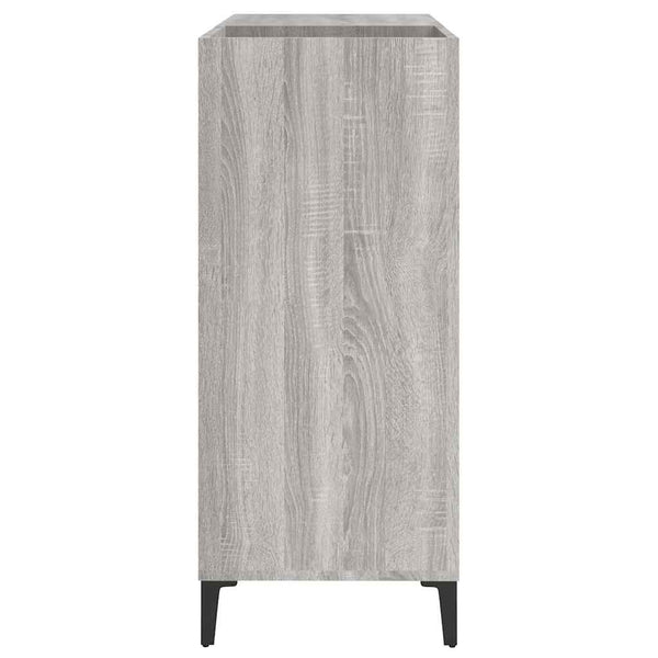 Plattenschrank Grau Sonoma 84,5 cm