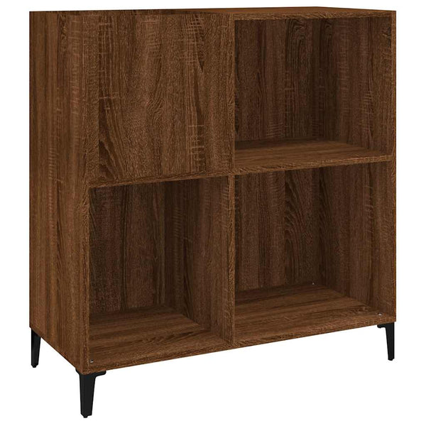 Plattenschrank Braun Eichenoptik