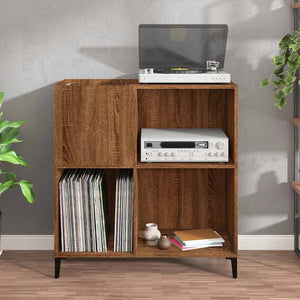 Plattenschrank Braun Eichenoptik
