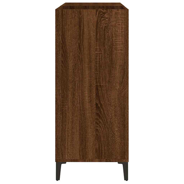 Plattenschrank Braun Eichenoptik