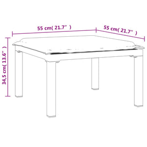 5-teiliges Garten Lounge Set Poly Rattan Grau Schwarz