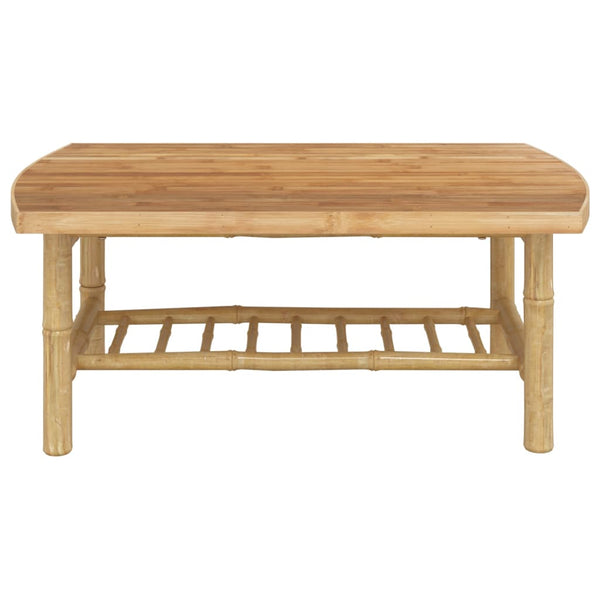 vidaXL Table basse de jardin 90x55x37 cm Bambou