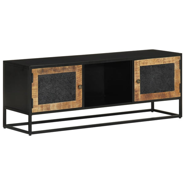 TV-Schrank Mango Massivholz & Eisen 110 cm