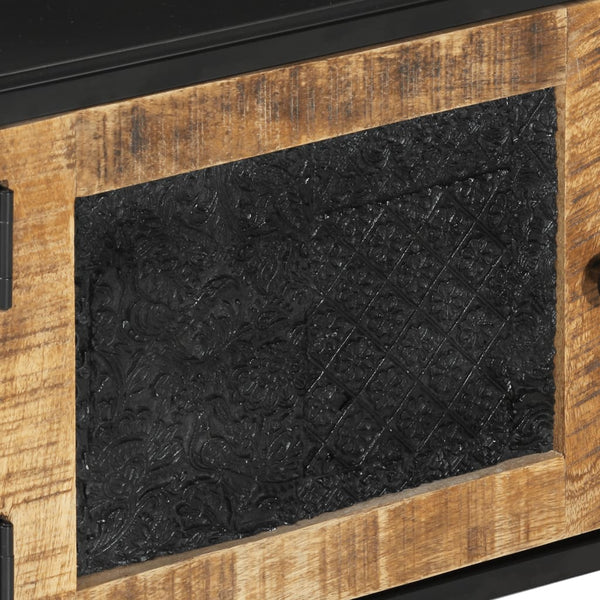TV-Schrank Mango Massivholz & Eisen 110 cm
