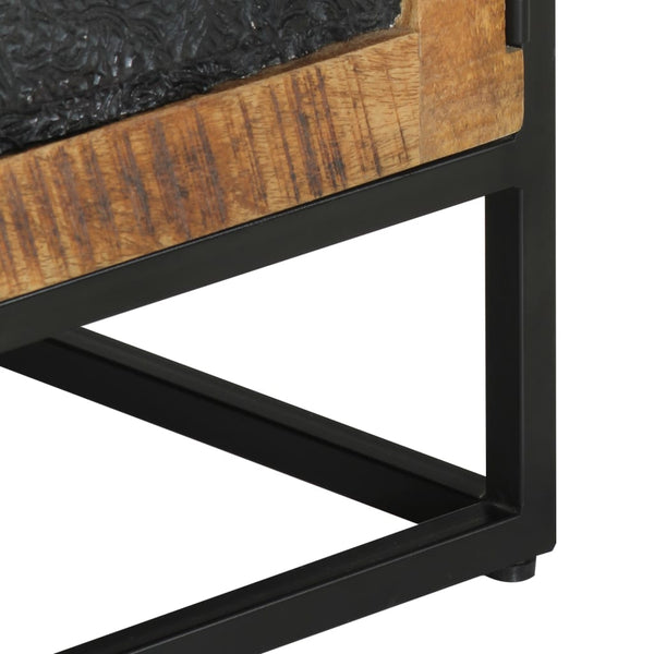 TV-Schrank Mango Massivholz & Eisen 110 cm