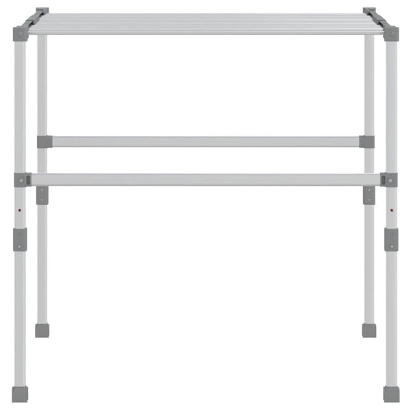 Wäschetrockner 83x(50-55)x(40-85) cm Aluminium