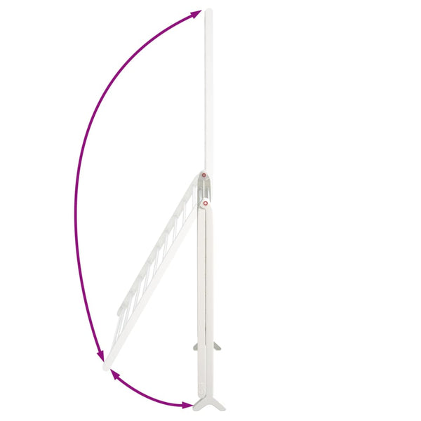 Wäscheständer für Badewanne Ausziehbar 53-90 cm Aluminium