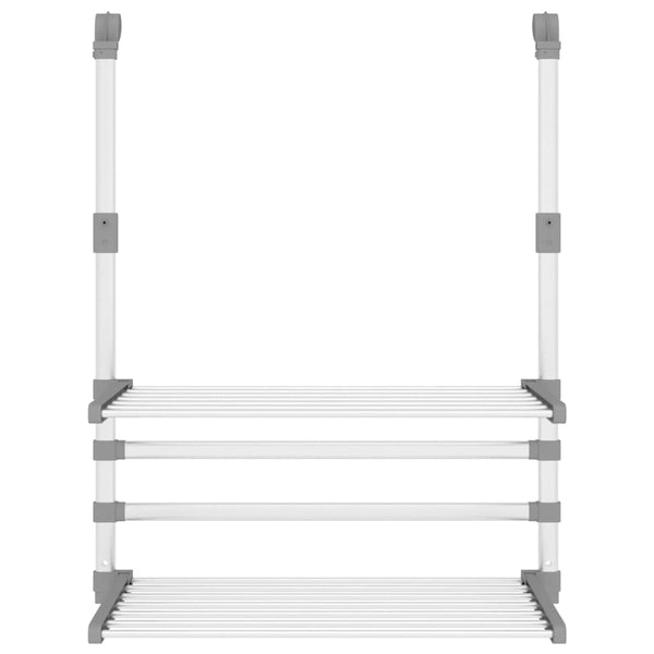 Wäschetrockner für Balkon 54x25x42 cm Aluminium