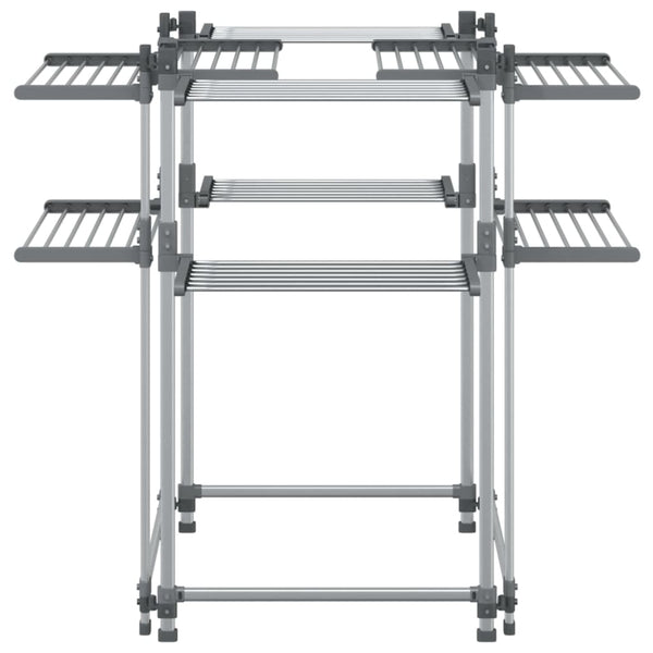 Wäschetrockner 107x107x120 cm Aluminium