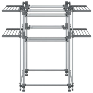 Wäschetrockner 107x107x120 cm Aluminium