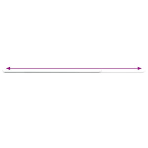 Gardinenstangen 2 Stk. Weiß und Silbern 90-130 cm Aluminium
