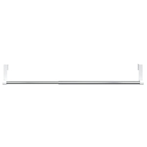 Gardinenstangen 2 Stk. Weiß und Silbern 40-60 cm Aluminium