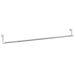 Gardinenstangen 2 Stk. Weiß und Silbern 60-105 cm Aluminium