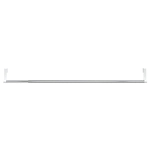 Gardinenstangen 2 Stk. Weiß und Silbern 60-105 cm Aluminium