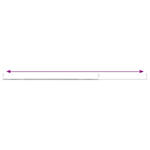 Gardinenstangen 2 Stk. Weiß und Silbern 90-135 cm Aluminium