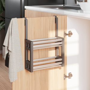 Unterschrank-Organizer 34x12x26 cm Aluminium