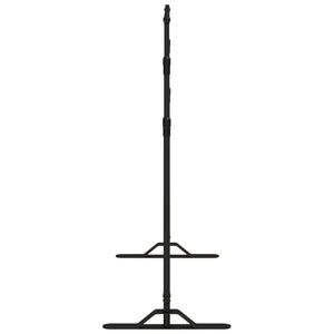 Hintergrundstativ Schwarz 254x243 cm Stahl