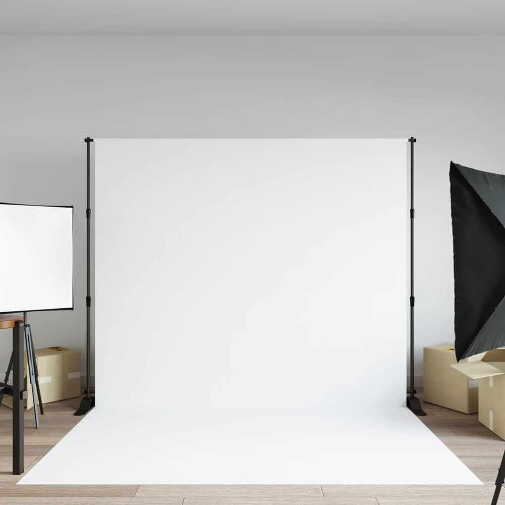 Hintergrundstativ Schwarz 254x243 cm Stahl
