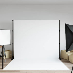Hintergrundstativ Schwarz 254x243 cm Stahl
