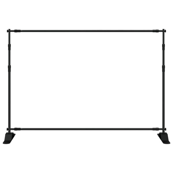 Hintergrundstativ Schwarz 305x243 cm Stahl