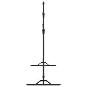 Hintergrundstativ Schwarz 305x243 cm Stahl