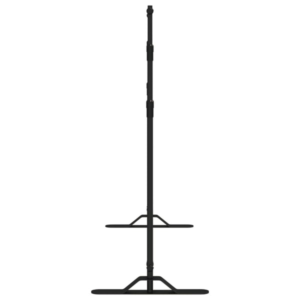 Hintergrundstativ Schwarz 305x243 cm Stahl