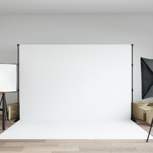 Hintergrundstativ Schwarz 305x243 cm Stahl