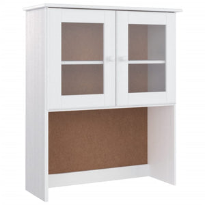 Highboard ALTA Weiß Kiefer Massivholz 77x188cm