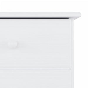 Highboard ALTA Weiß Kiefer Massivholz 77x188cm
