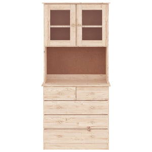 Highboard Kiefer Massivholz 77x165 cm