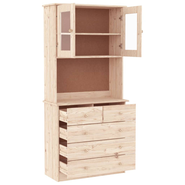 Highboard Kiefer Massivholz 77x165 cm