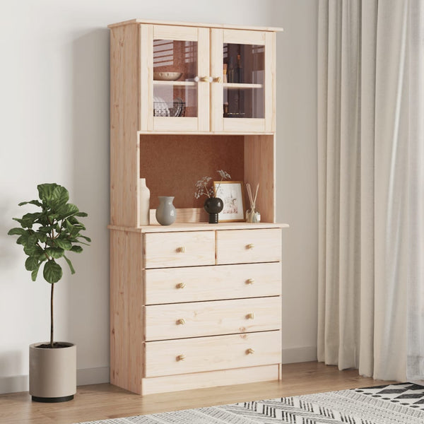 Highboard Kiefer Massivholz 77x165 cm