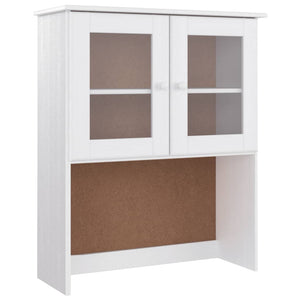 Highboard ALTA Weiß 77x35x165cm Kiefer Massivholz