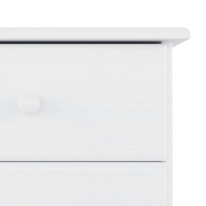 Highboard ALTA Weiß 77x35x165cm Kiefer Massivholz