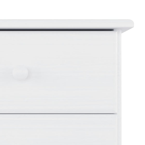 Highboard ALTA Weiß 77x35x165cm Kiefer Massivholz