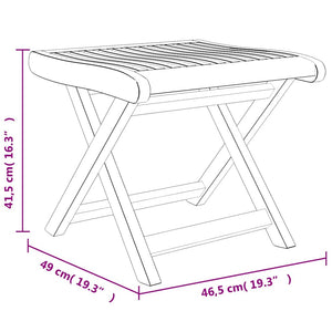 3-tlg. Garten-Lounge-Set Massivholz Teak