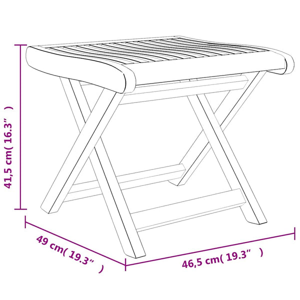 3-tlg. Garten-Lounge-Set Massivholz Teak