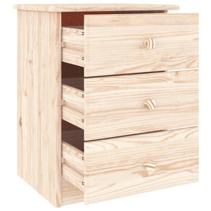 Nachttisch Kiefer Massivholz 41x35x55,5 cm