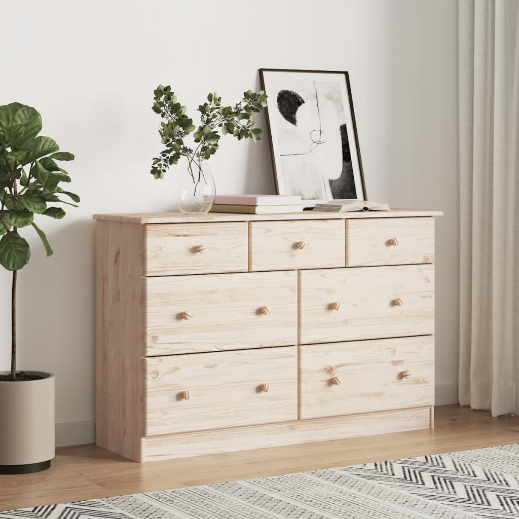 Kiefer Massivholz Kommode ALTA