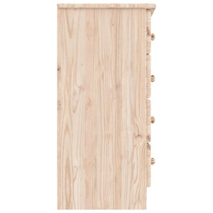 Kiefer Massivholz Kommode 77x73cm
