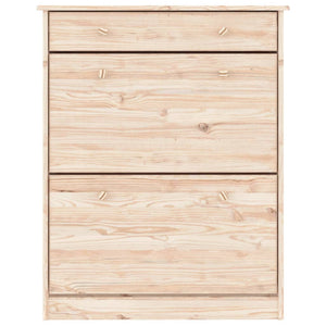Massivholz Schuhschrank Kiefer 77x96cm